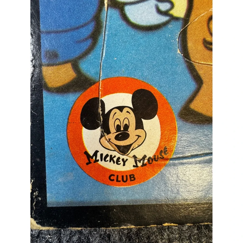 Vintage 1956 Walt Disney Mickey Mouse Club Whitman Frame Tray Puzzle‎ Disneyana